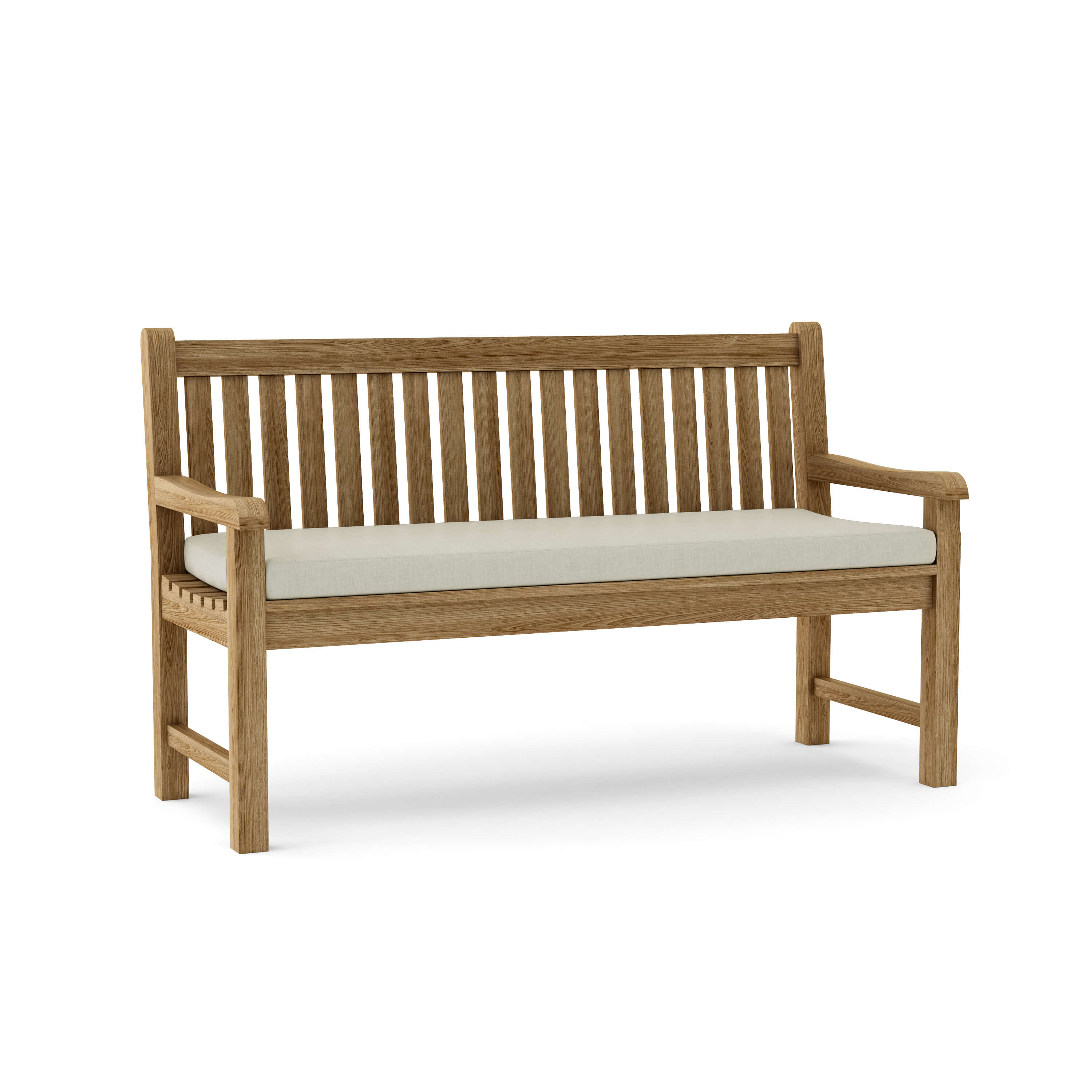 Anderson Teak Classic 3-Seater Bench – Solid Teak Outdoor Garden Bench
