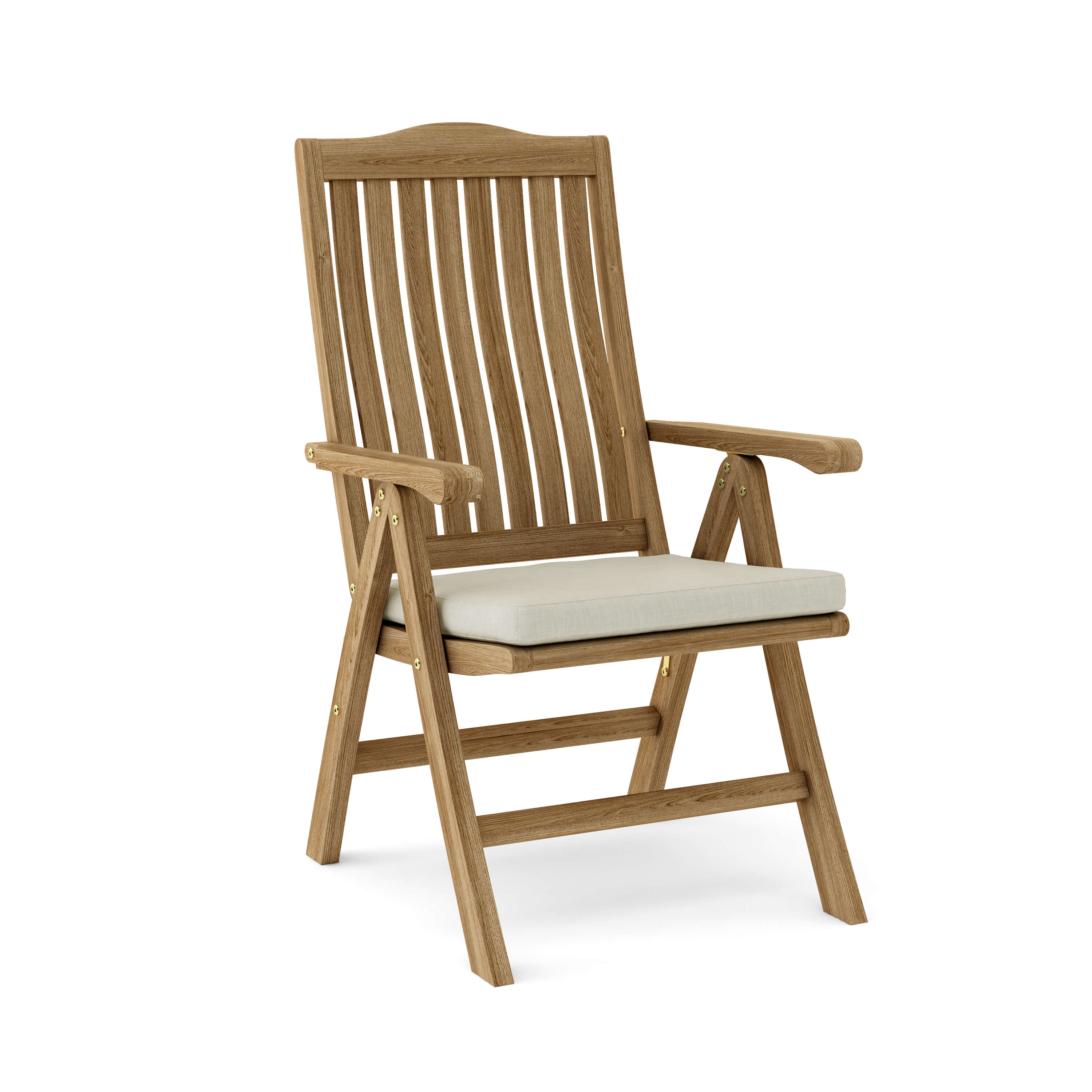Anderson Teak Katana 5-Position Reclining Armchair – Folding Teak Outdoor Seating