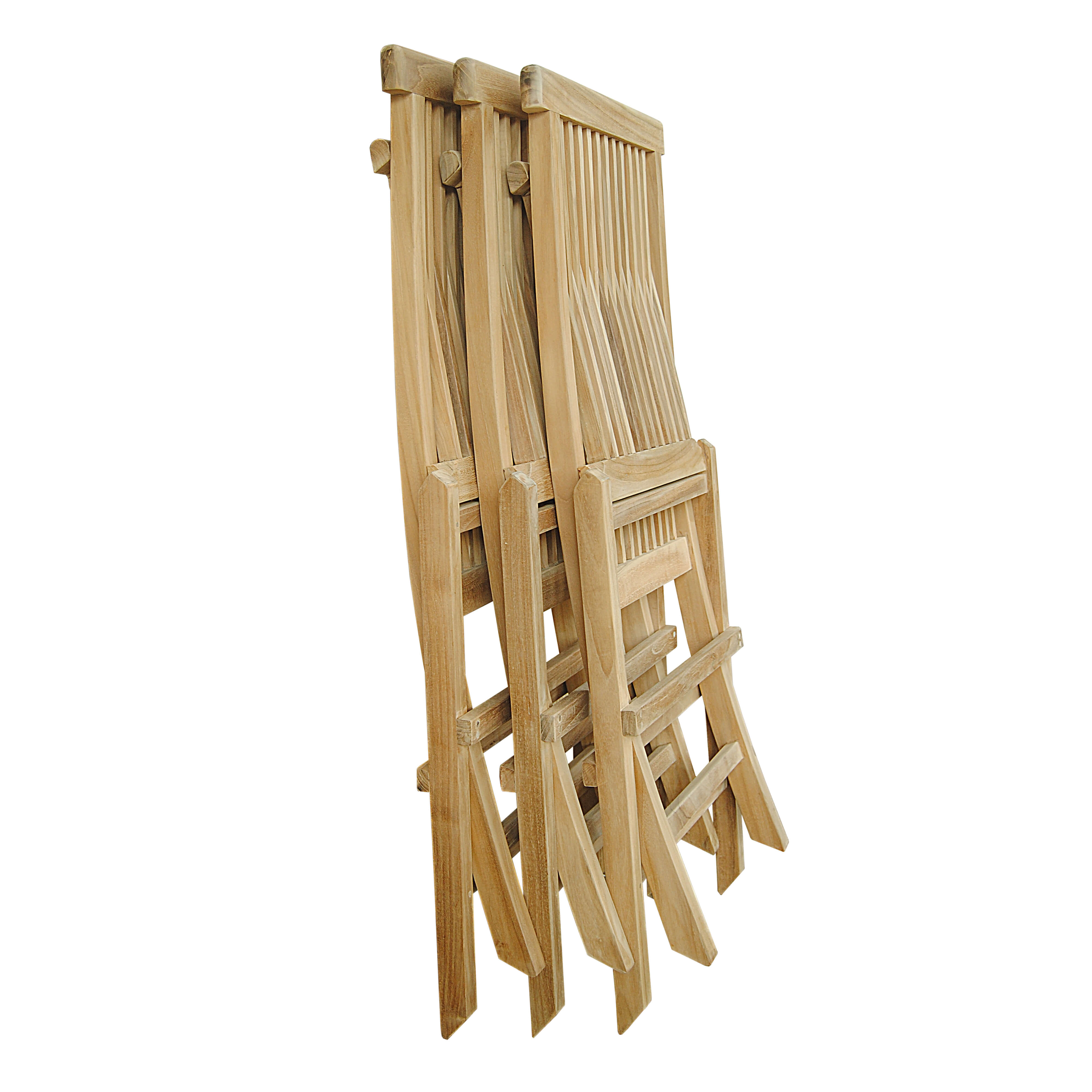 Anderson Teak Classic Folding Chair (2-PC) – Solid Teak Outdoor Seating