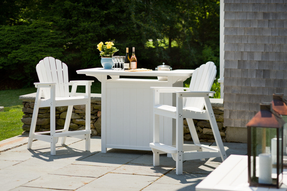 Seaside Portsmouth 61″ Rectangular EnviroWood Outdoor Party Bar