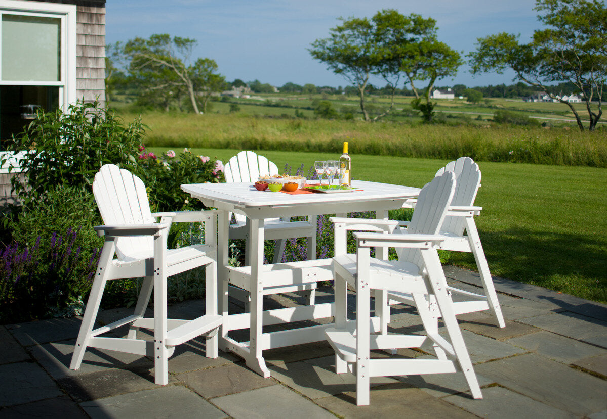 Seaside Portsmouth 56″ Rectangular EnviroWood Outdoor Bar Table