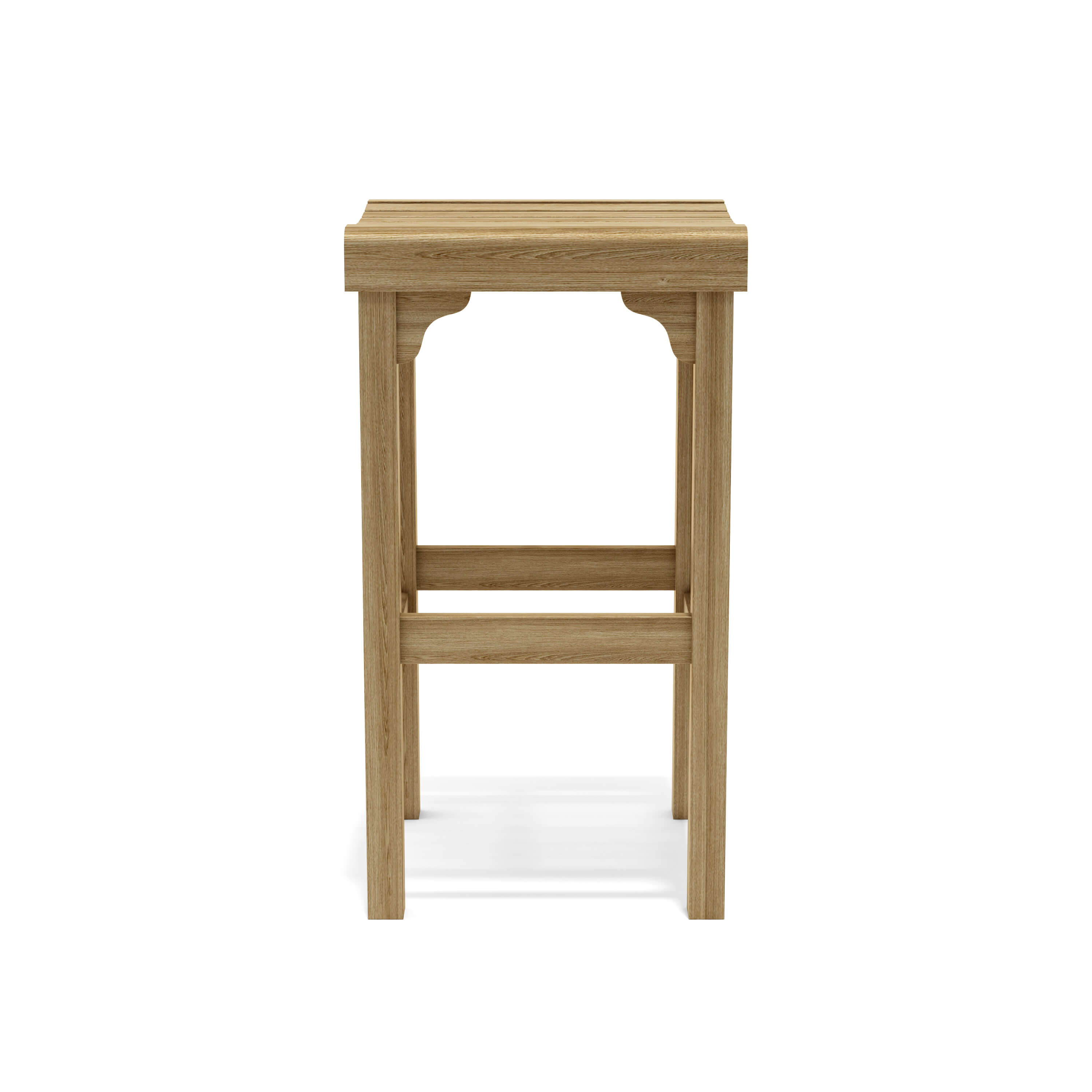 Anderson Teak Montego Backless Bar Chair – Teak Outdoor Bar Stool