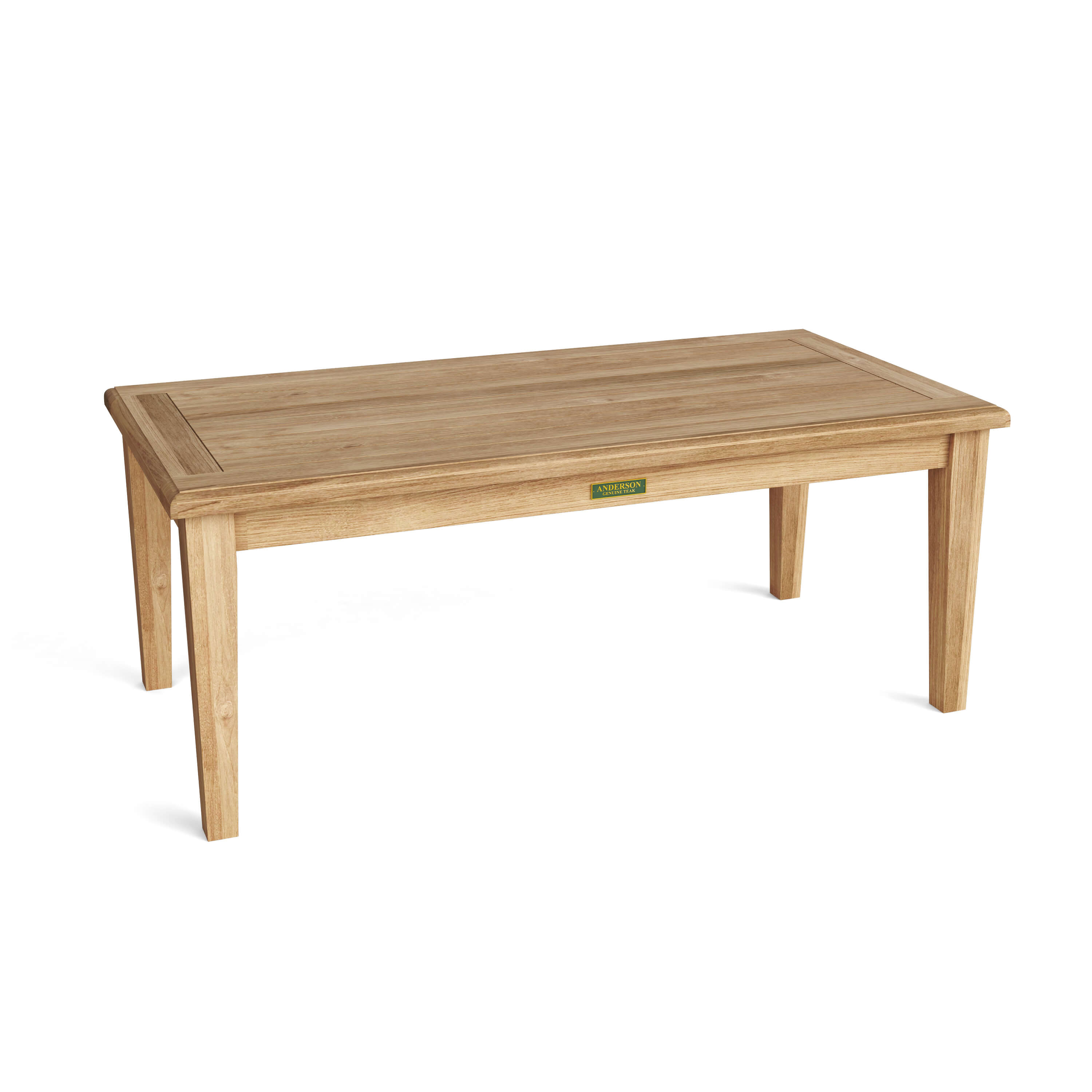 Anderson Teak Brianna Rectangular Coffee Table – Solid Teak Outdoor Patio Table
