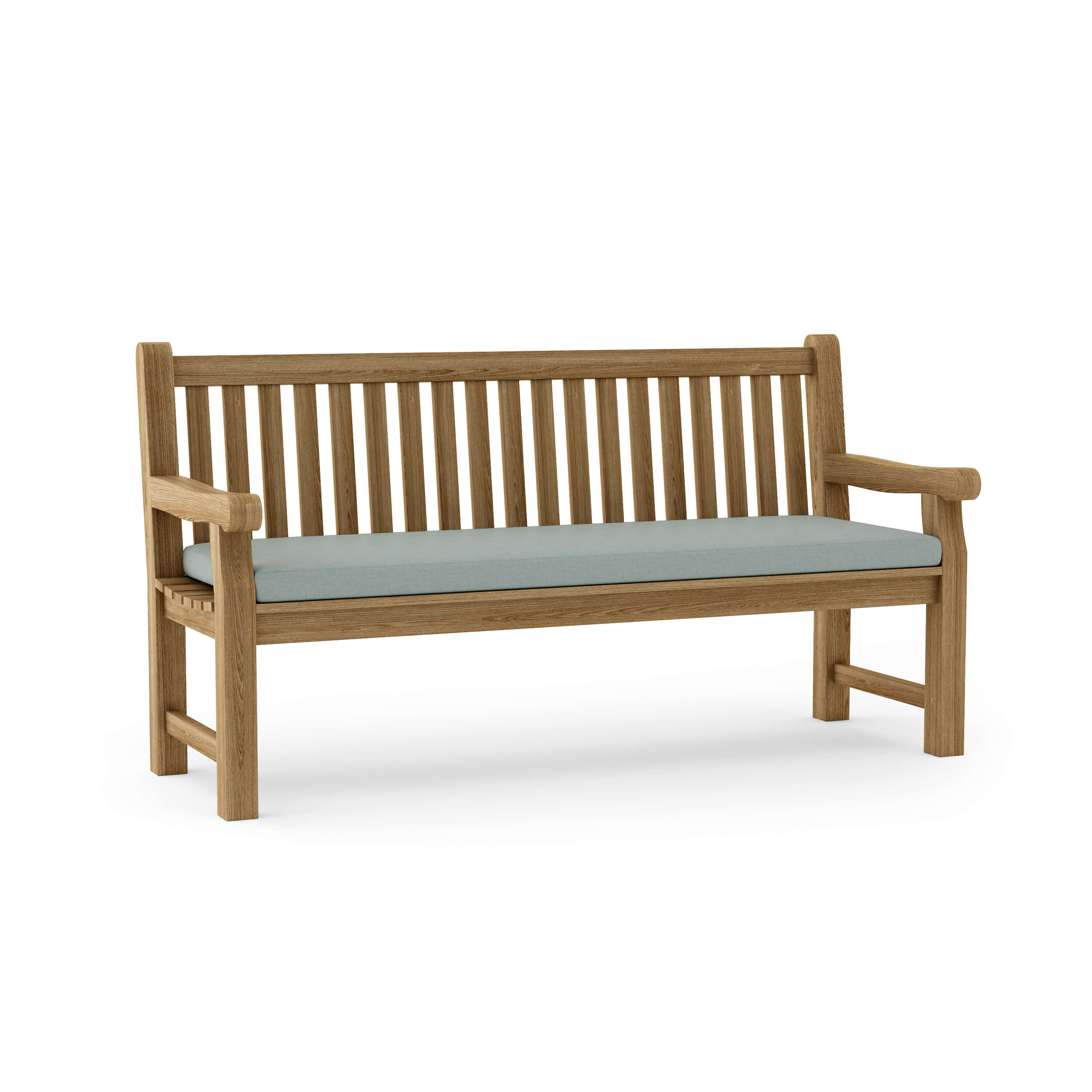 Anderson Teak Devonshire 4-Seater Extra Thick Bench – Solid Teak Outdoor Garden Bench