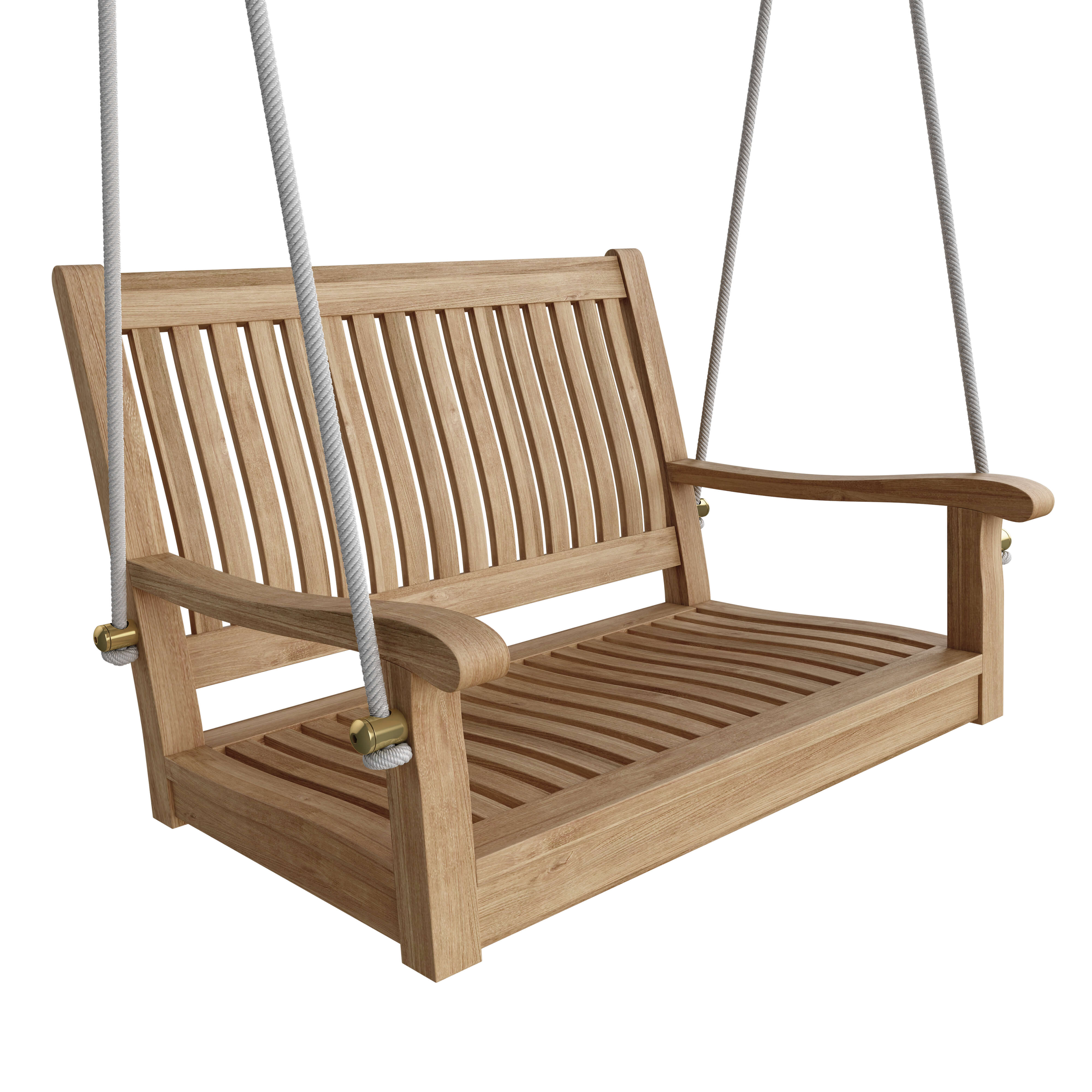 Anderson Teak Del-Amo 36″ Rectangular Teak Outdoor Swing Bench
