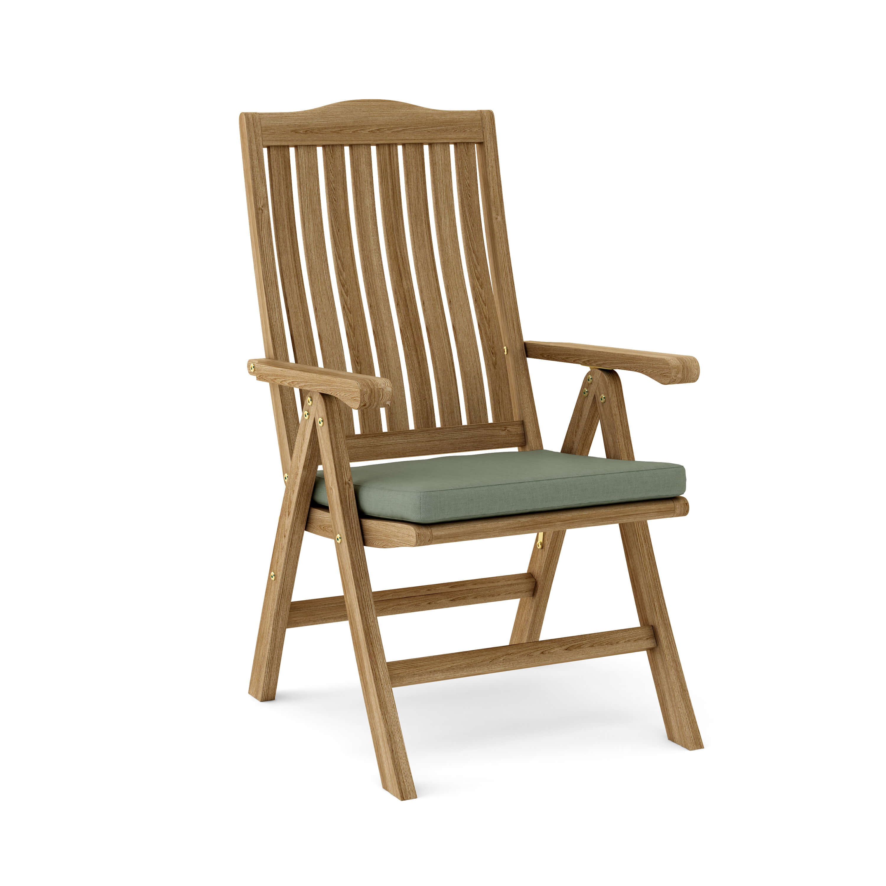 Anderson Teak Katana 5-Position Reclining Armchair – Folding Teak Outdoor Seating