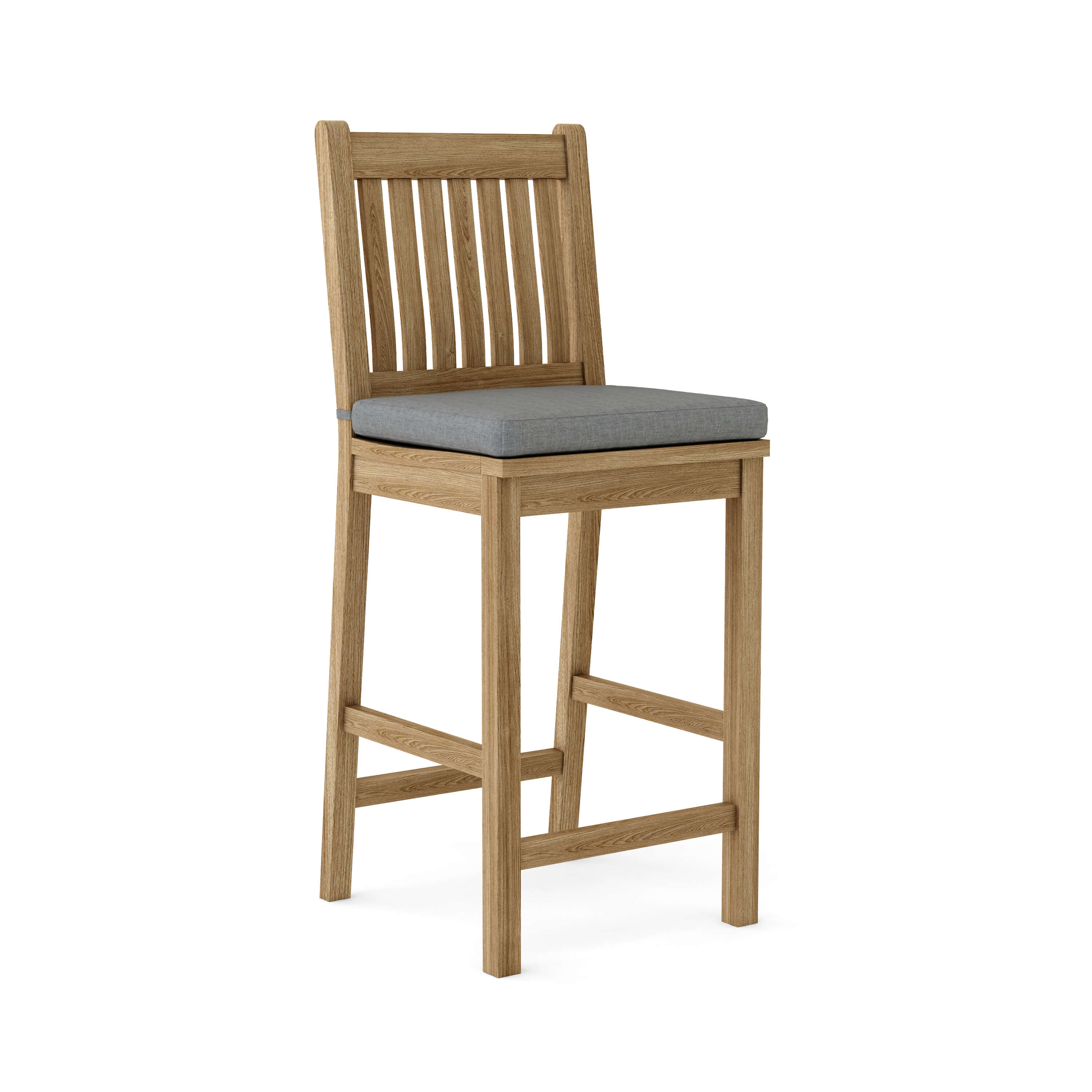 Anderson Teak Avalon Bar Chair – Teak Outdoor Bar Height Seating