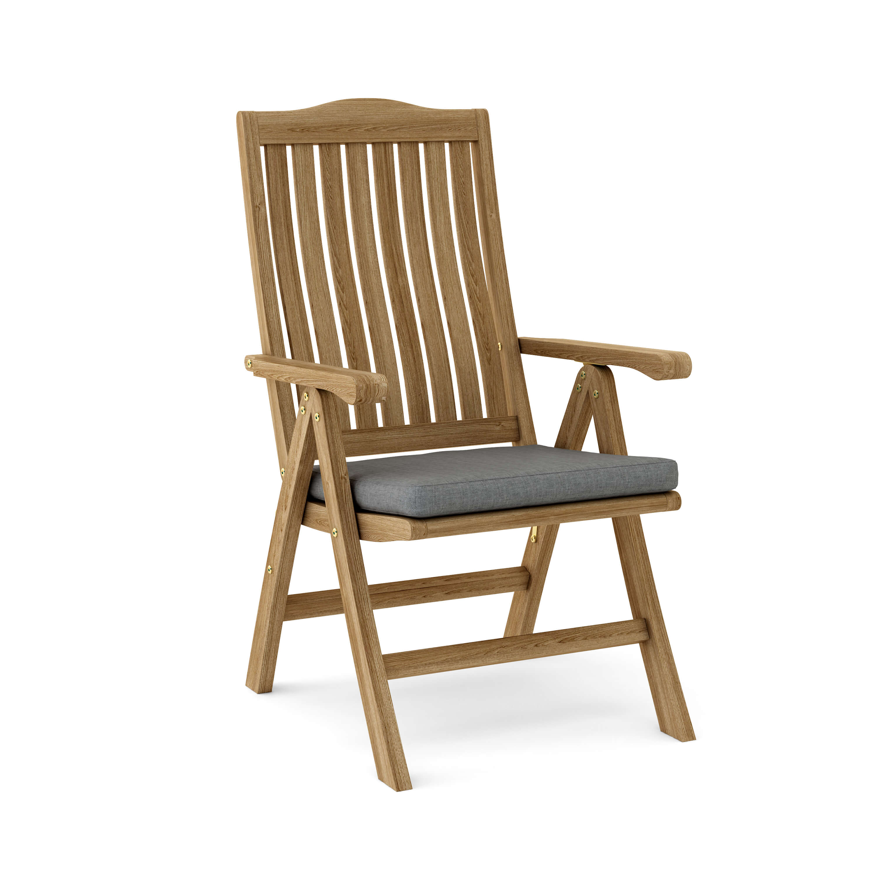 Anderson Teak Katana 5-Position Reclining Armchair – Folding Teak Outdoor Seating