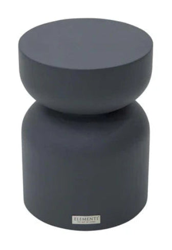 Elementi Home Chronos 18″ Round Concrete Side Table