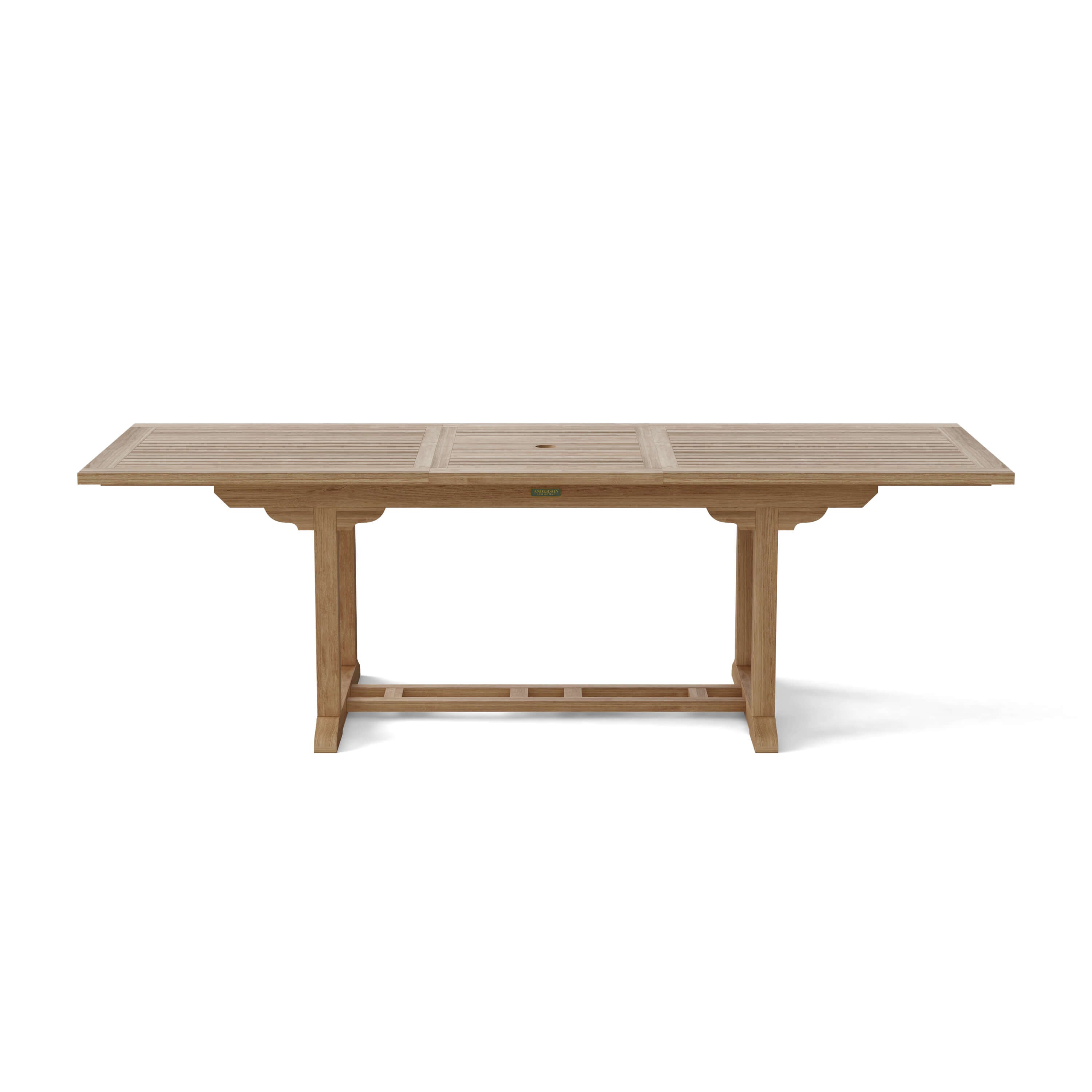 Anderson Teak Bahama 94″ Extension Dining Table – Teak Outdoor Patio Table