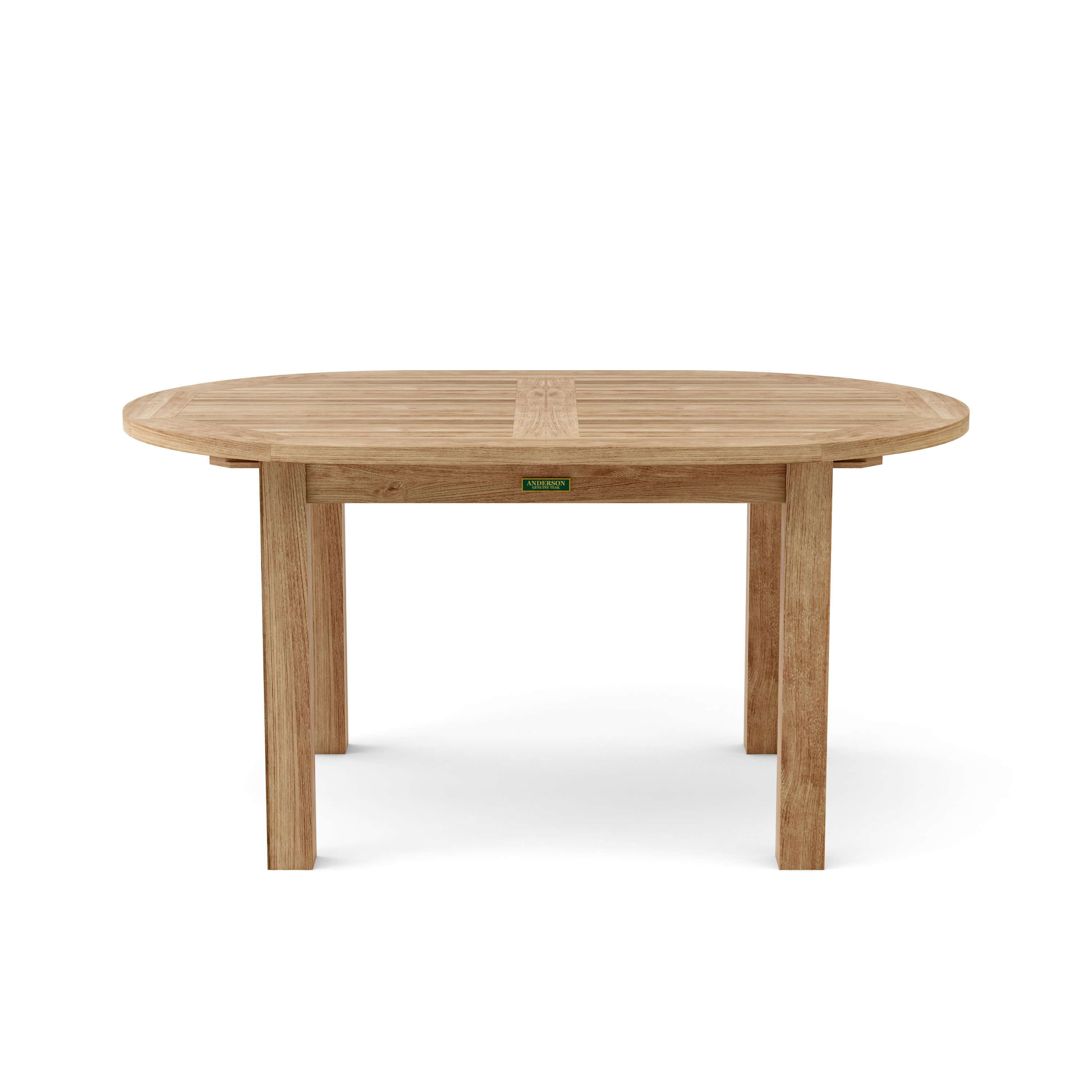 Anderson Teak Bahama 79″ Oval Extension Dining Table – Teak Outdoor Patio Table