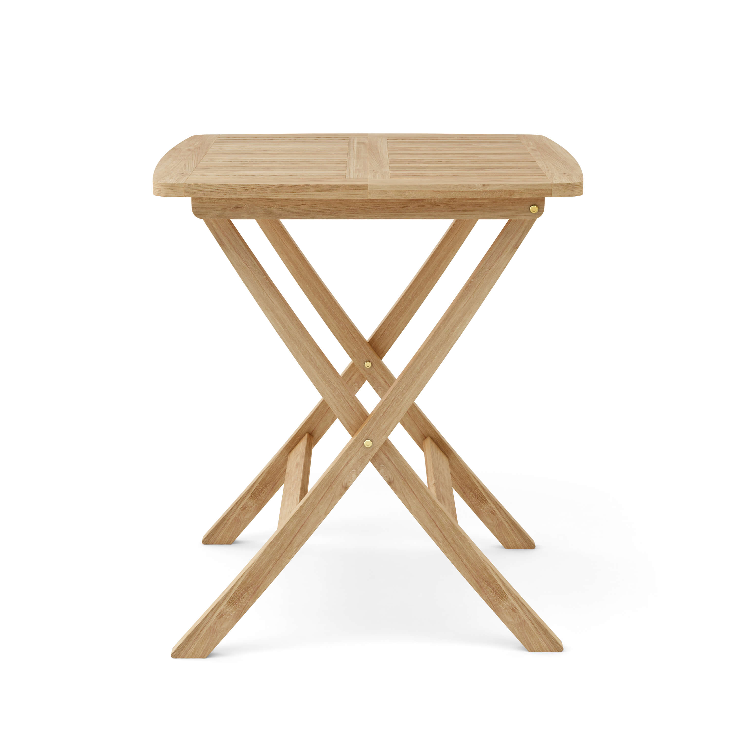 Anderson Teak Windsor 24″ Square Picnic Folding Table – Solid Teak Outdoor Patio Table