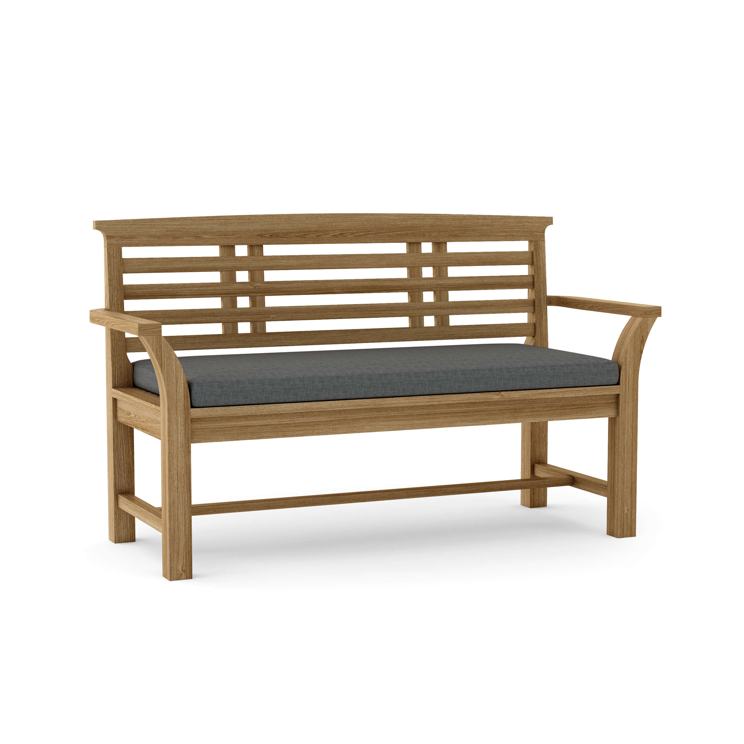 Anderson Teak Sakura 2-Seater Bench – Solid Teak Outdoor Garden Bench