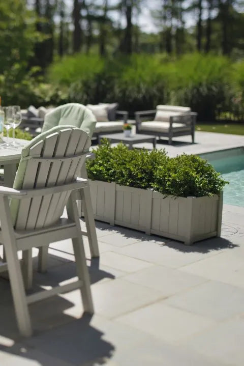 Seaside Wickford 22″ Square Outdoor Patio Estate Planter