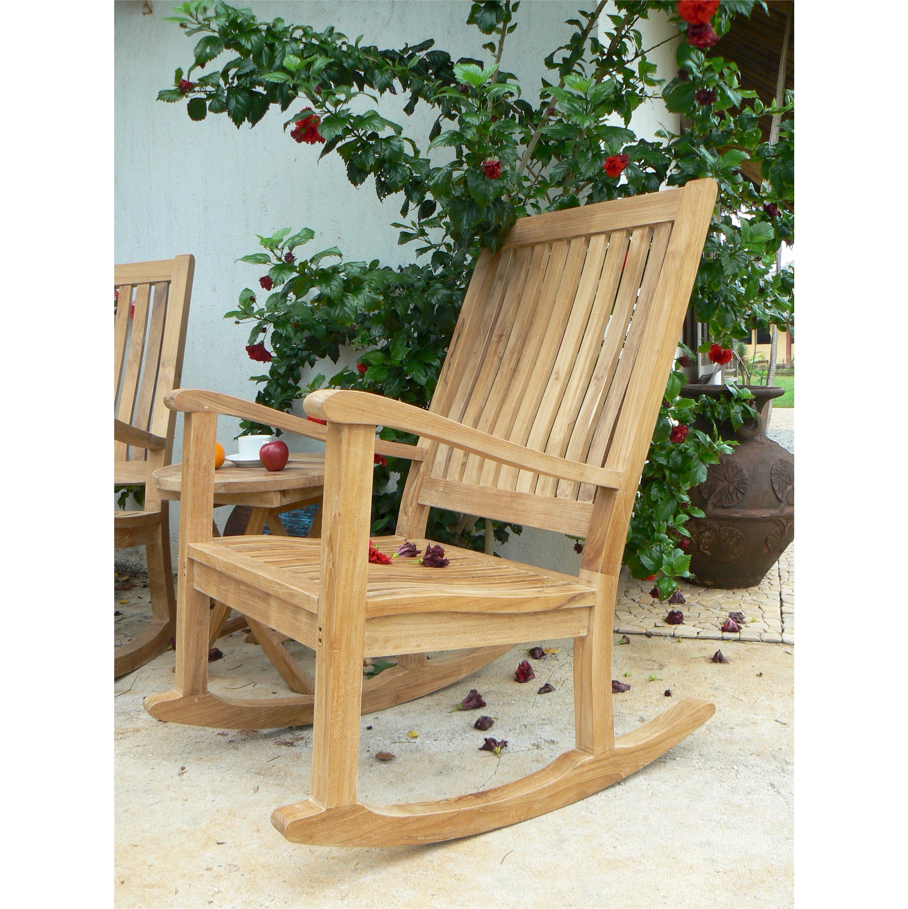 Anderson Teak Del-Amo Rocking Armchair – Classic Teak Outdoor Rocker
