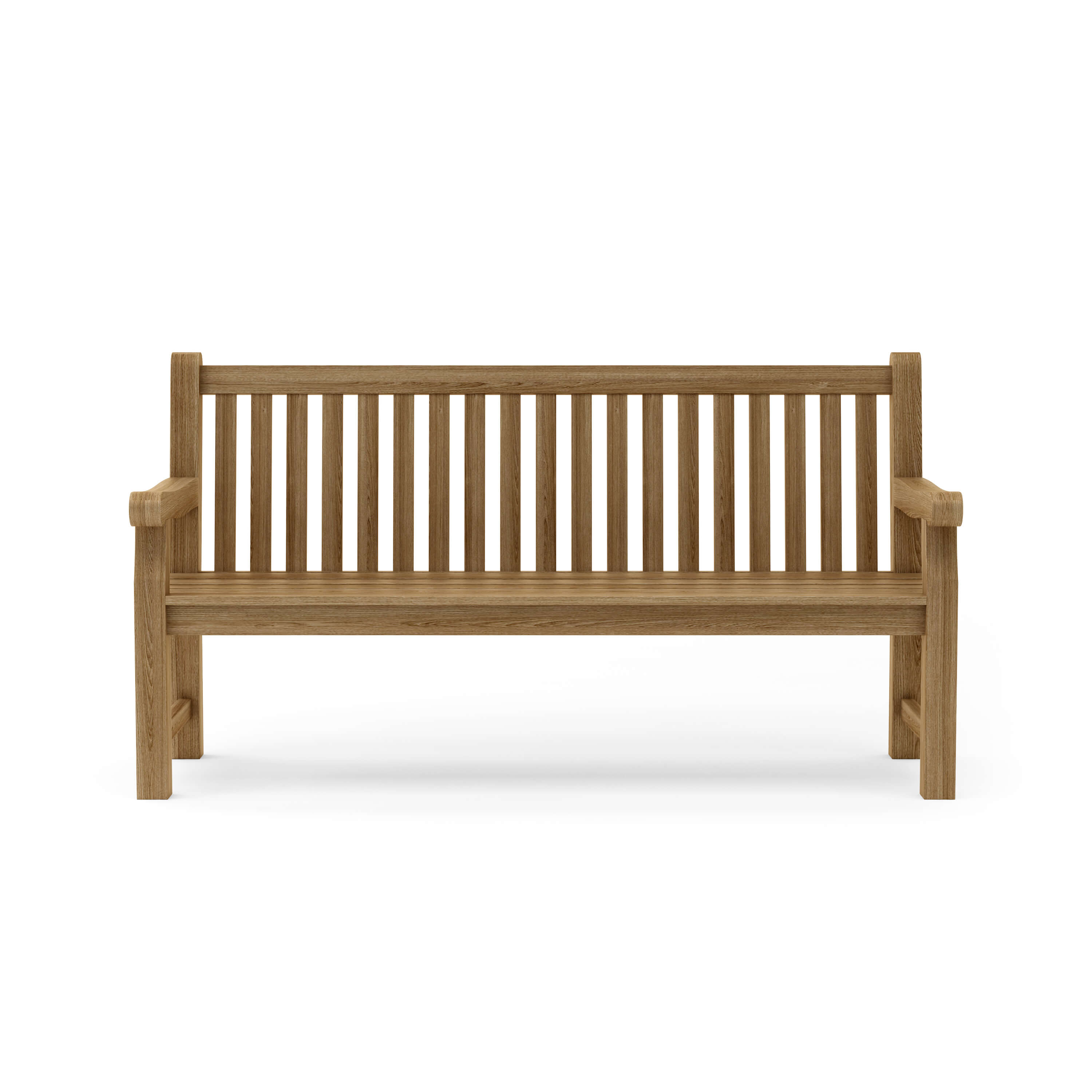 Anderson Teak Devonshire 4-Seater Extra Thick Bench – Solid Teak Outdoor Garden Bench