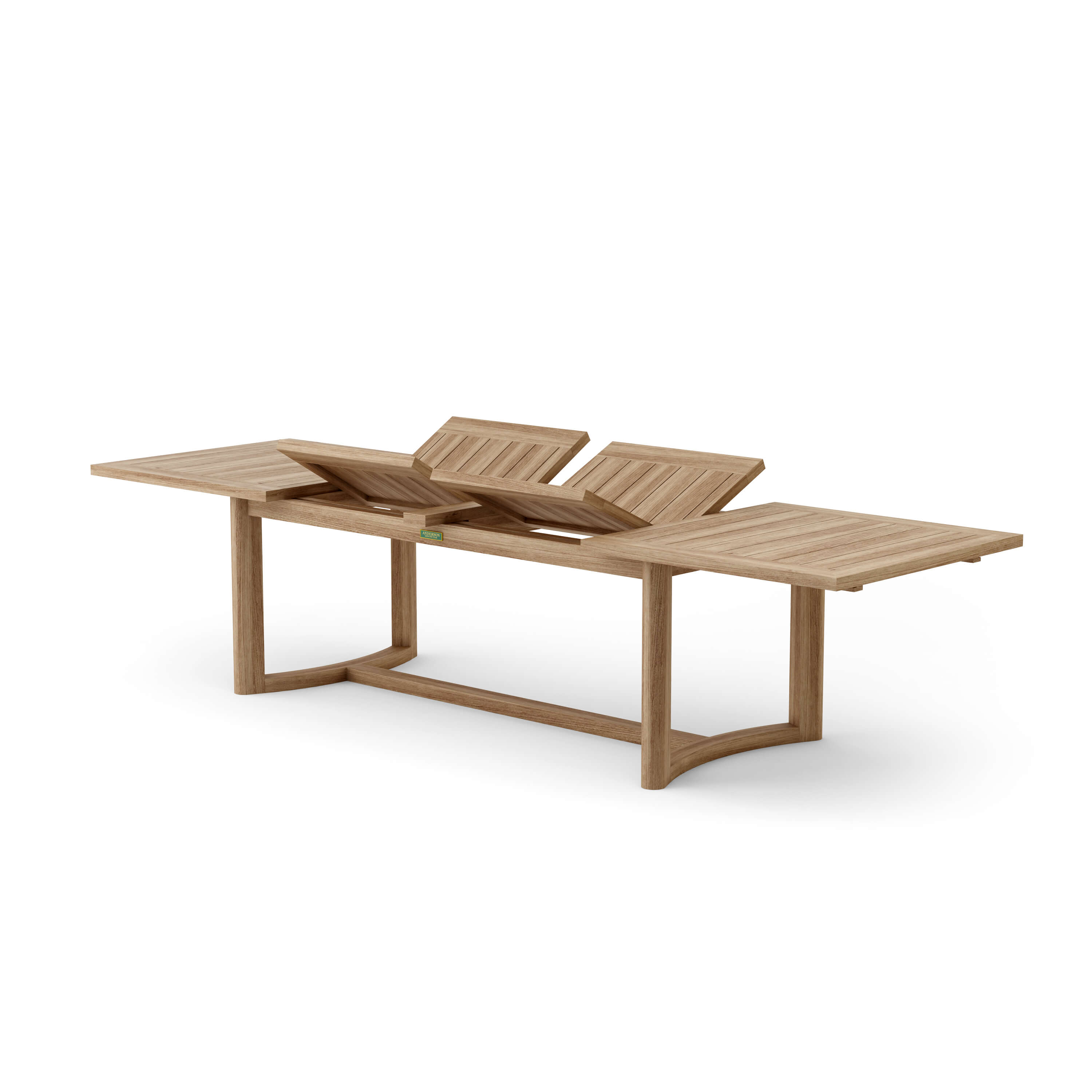 Anderson Teak Catania Extension Dining Table – Large Teak Outdoor Patio Table