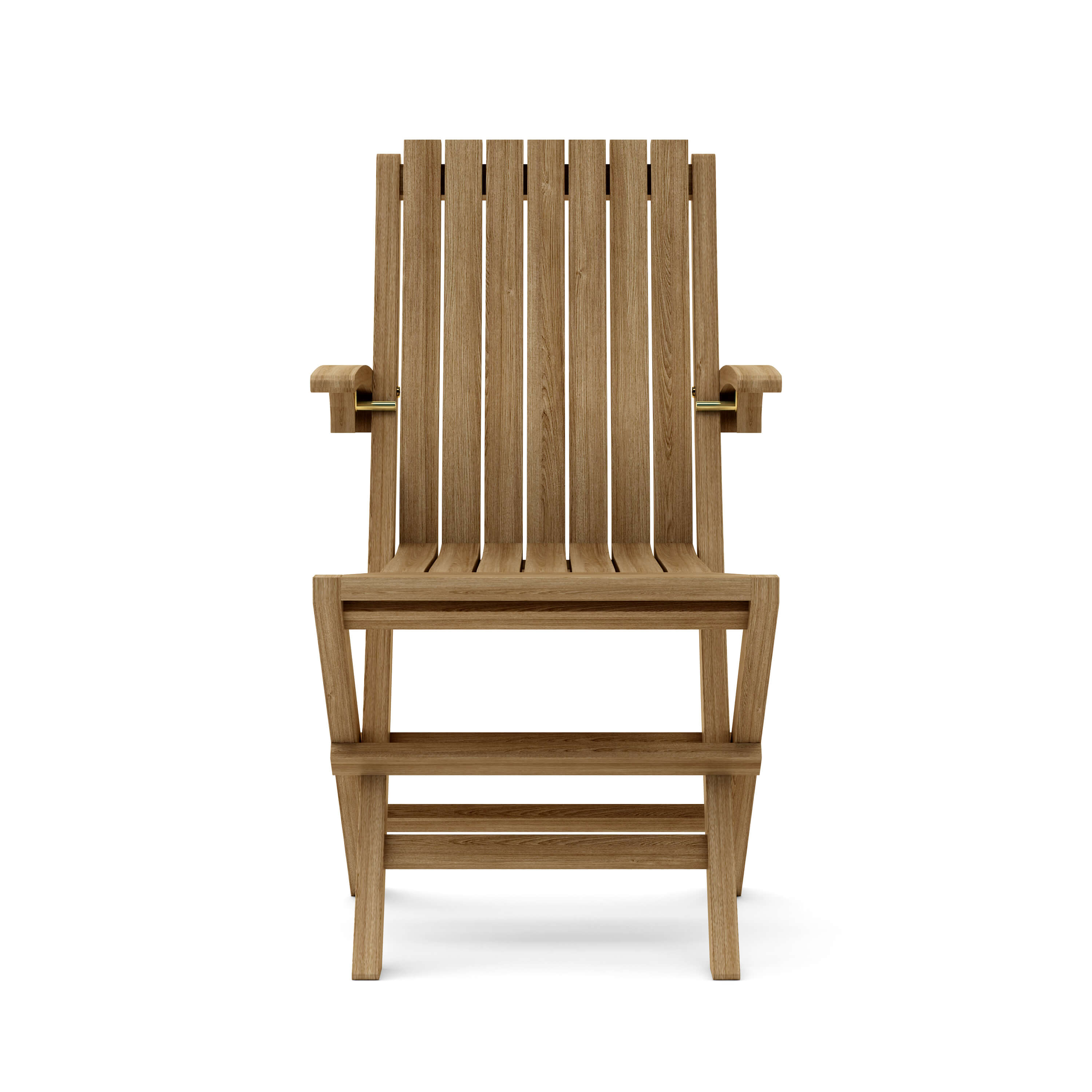 Anderson Teak Comfort Folding Armchair (2-PC) – Ergonomic Teak Outdoor Seating