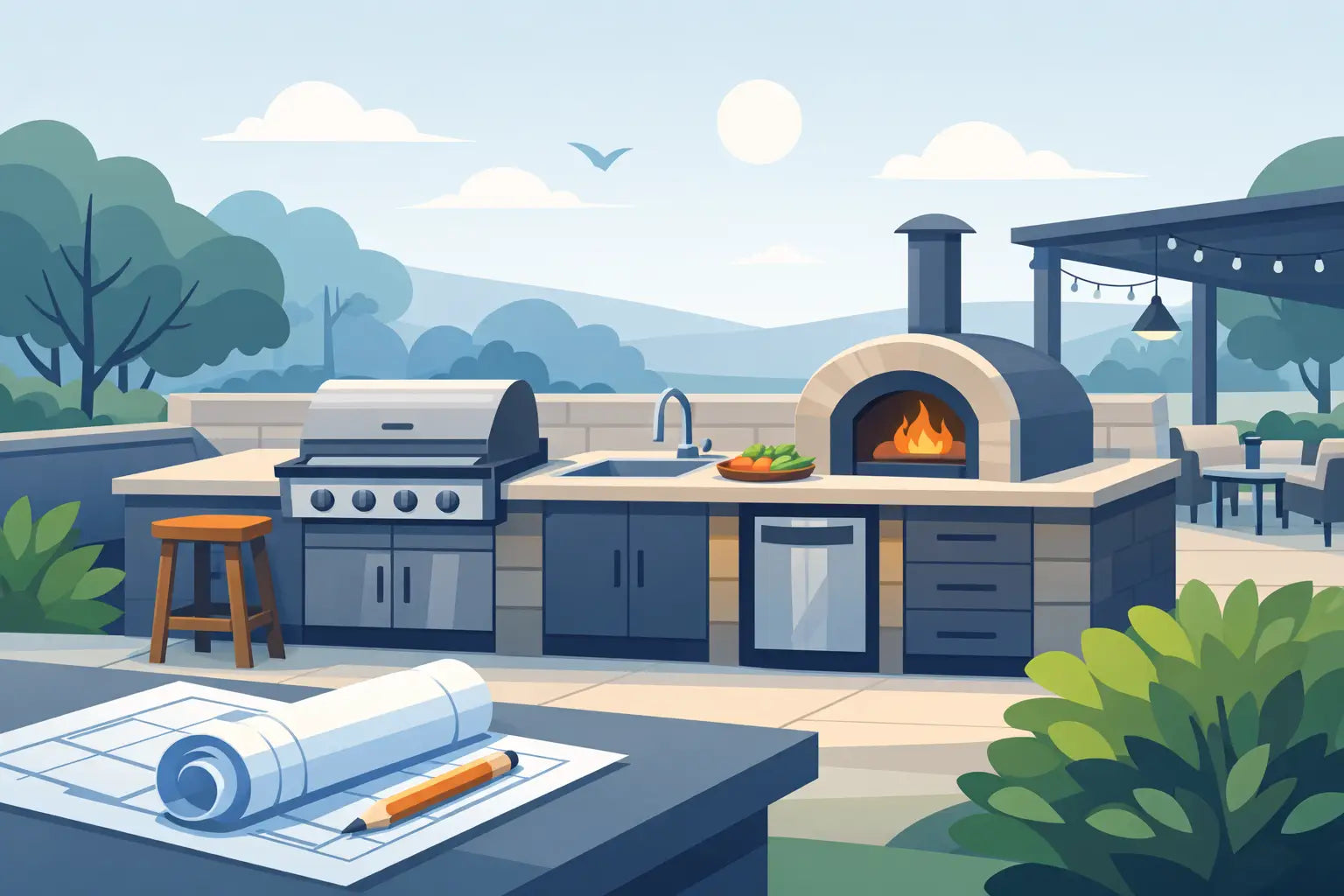 How to Plan an Outdoor Kitchen That Lasts
