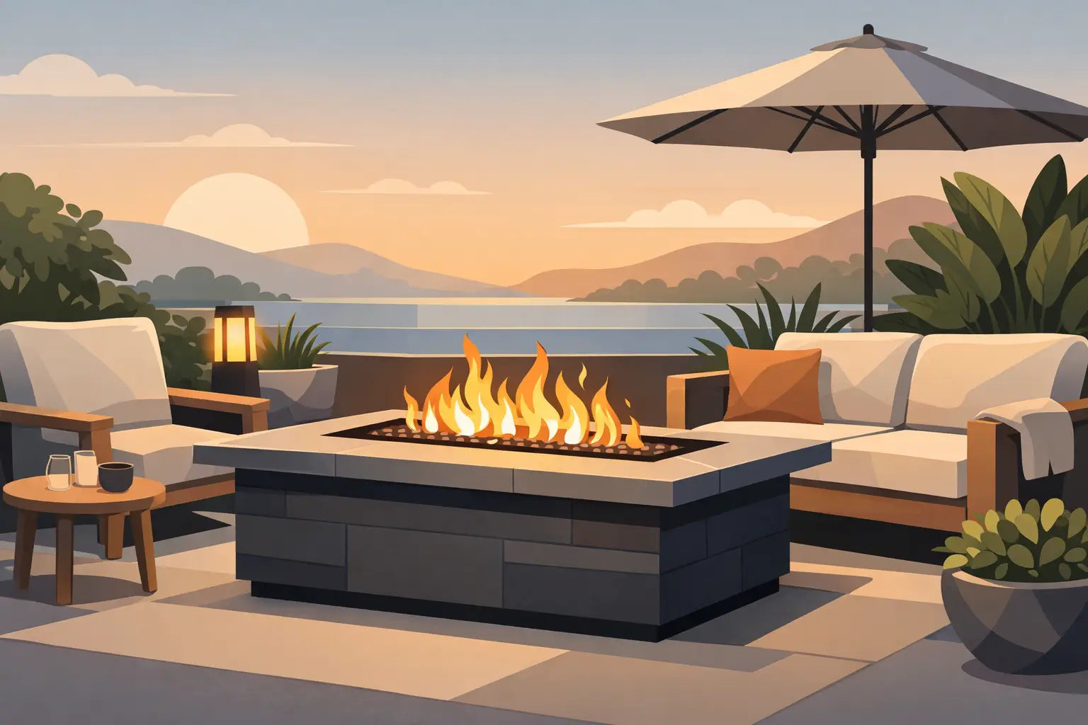 How to Pick a Fire Table for a Refined Patio