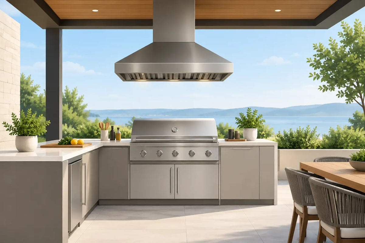 Outdoor Kitchen Ventilation That Works Beautifully