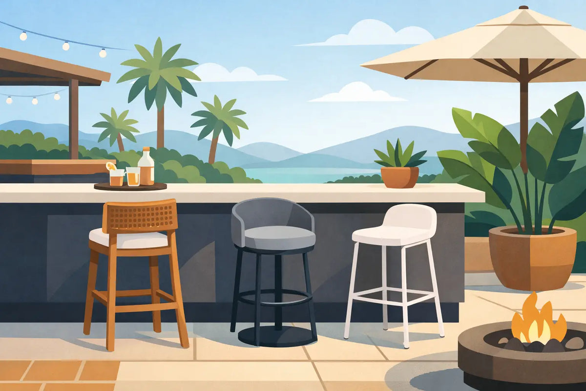 Best Outdoor Bar Stools for a Polished Patio