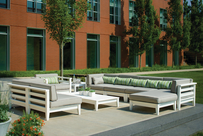 Seaside Cambridge Sectional Armless – Outdoor Patio Modular Seating