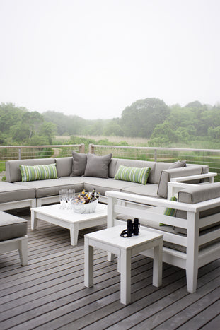 Cambridge Coffee Table Ottoman – Outdoor Patio Table with Dual Use