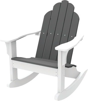 Seaside Adirondack Classic Rocker – Smooth Outdoor Rocking Chair