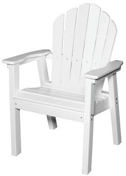 Seaside Adirondack Classic Dining Chair – Outdoor Patio Dining Seating