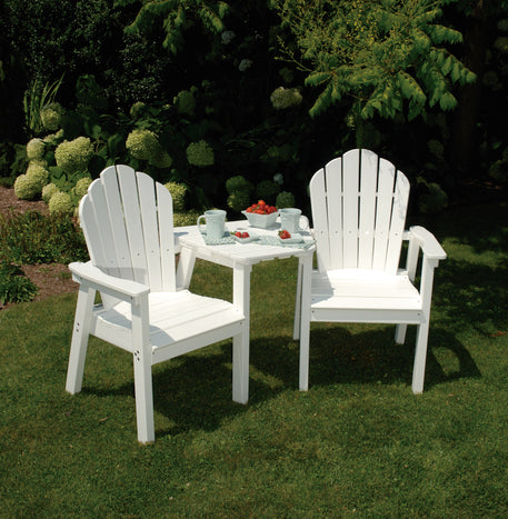 Seaside Adirondack Classic Dining Chair – Outdoor Patio Dining Seating