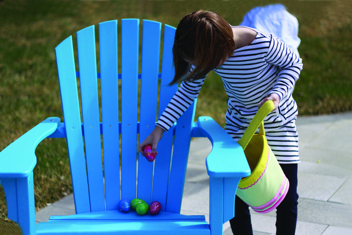 Seaside Adirondack Shellback Chair – Classic Outdoor Patio Lounge Chair