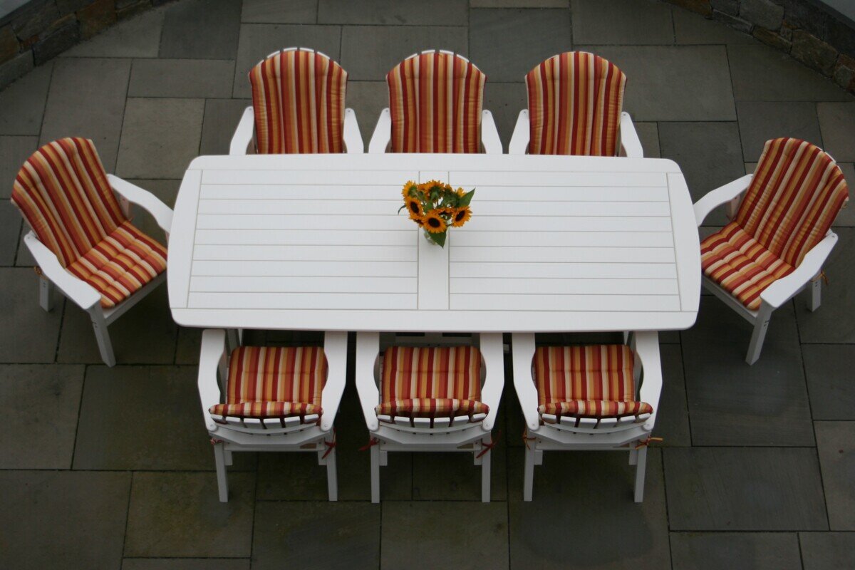 Seaside Portsmouth 100″ Rectangular EnviroWood Outdoor Dining Table