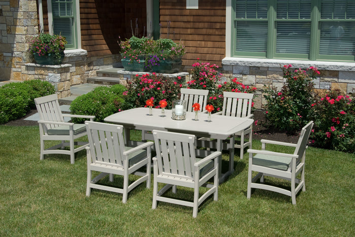Seaside Portsmouth 72″ x 42″ Rectangular EnviroWood Outdoor Dining Table