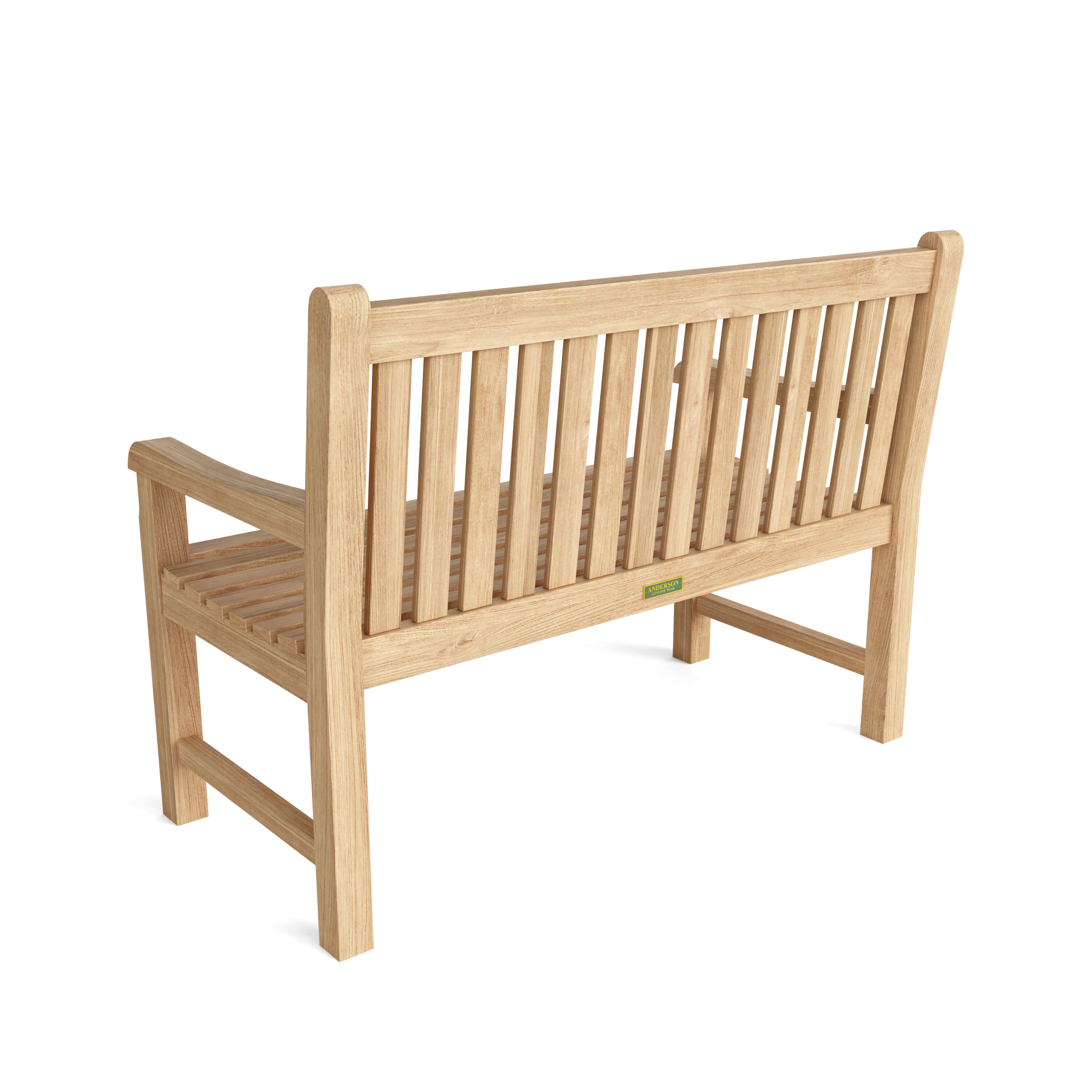 Anderson Teak Classic 2-Seater Bench – Solid Teak Outdoor Garden Bench