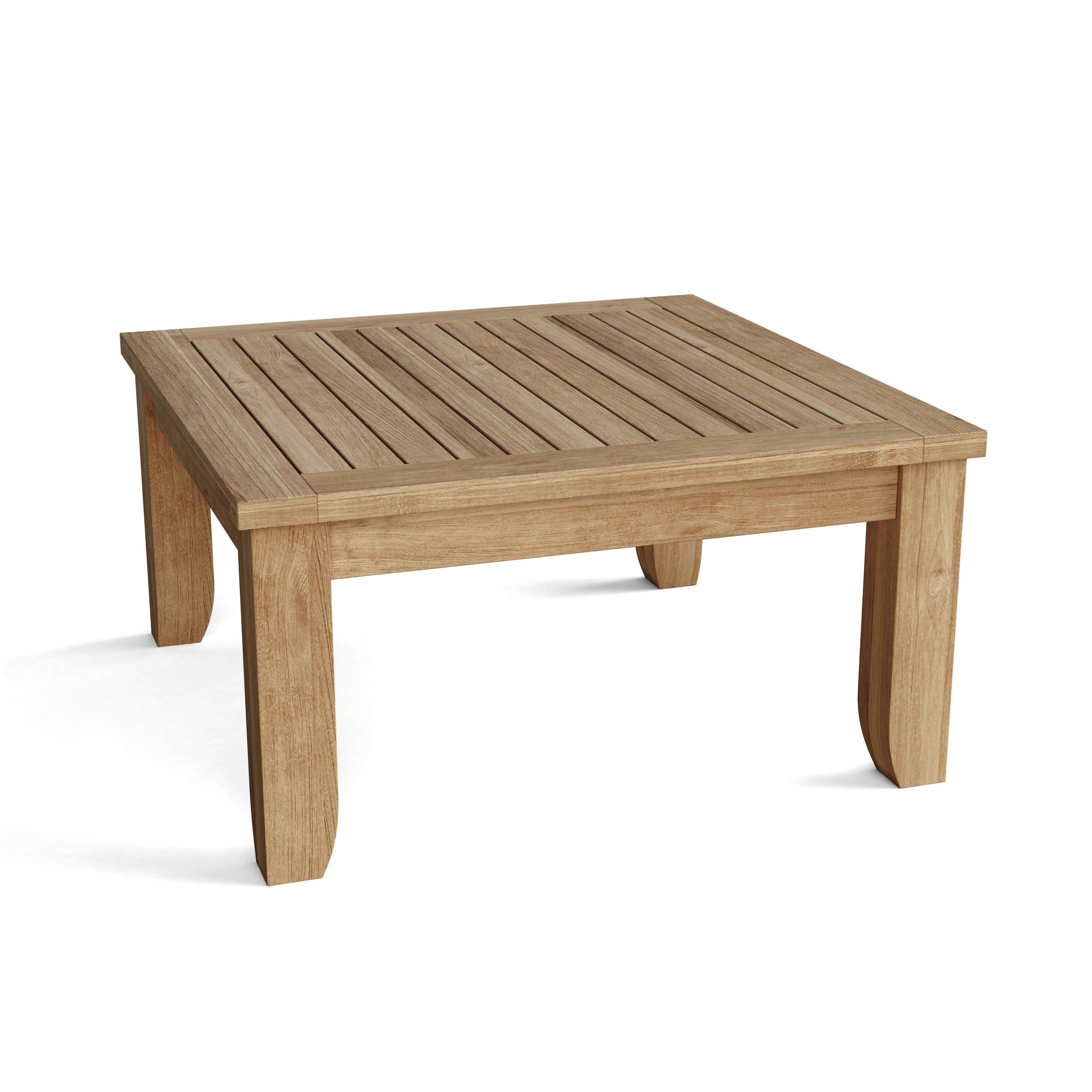 Anderson Teak Luxe 33″ Square Coffee Table – Solid Teak Outdoor Patio Table