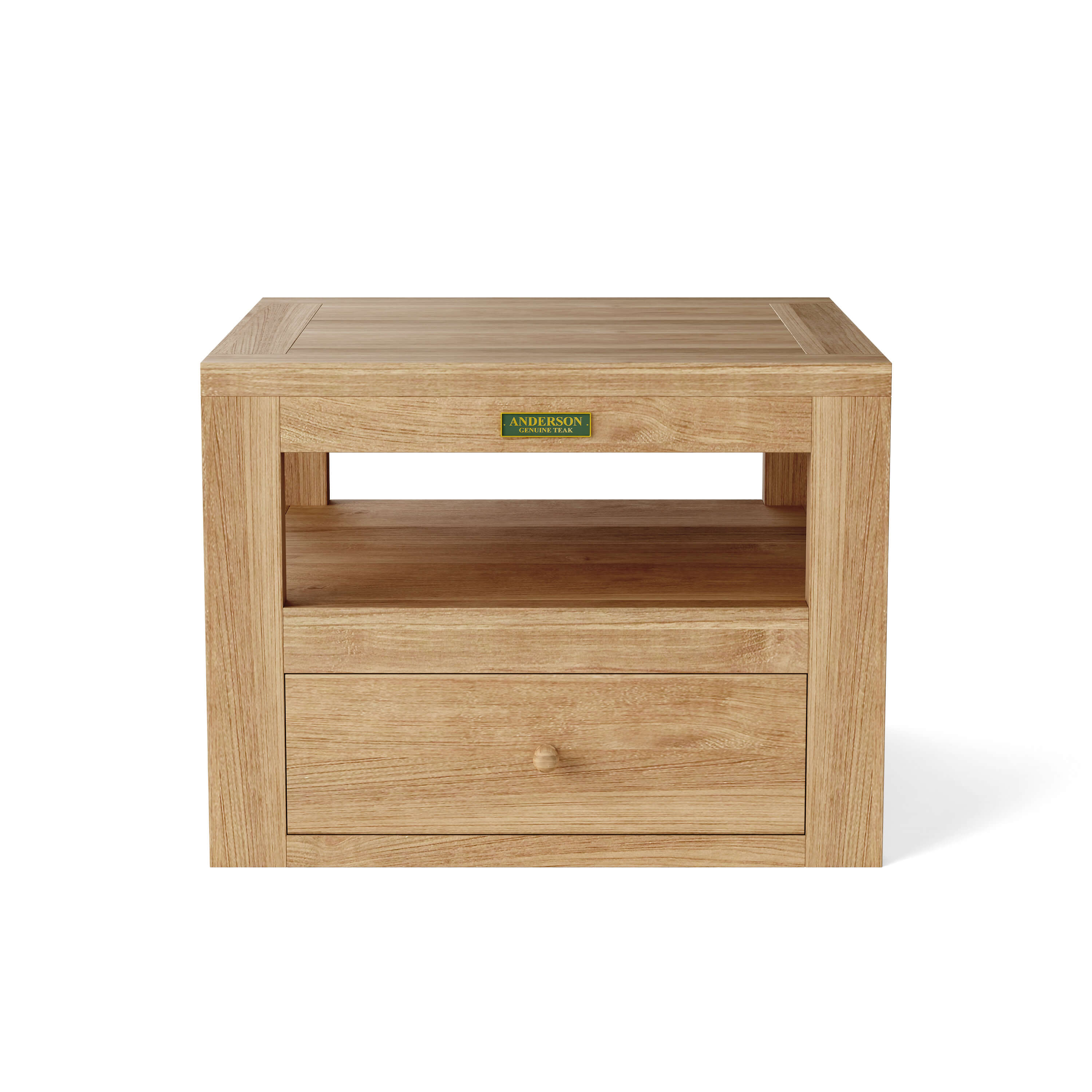 Anderson Teak Copacabana Side Table – Solid Teak Outdoor End Table