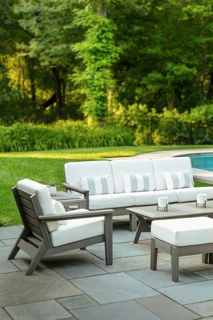 Seaside DEX Club Chair – Deep Cushion Outdoor Patio Seating