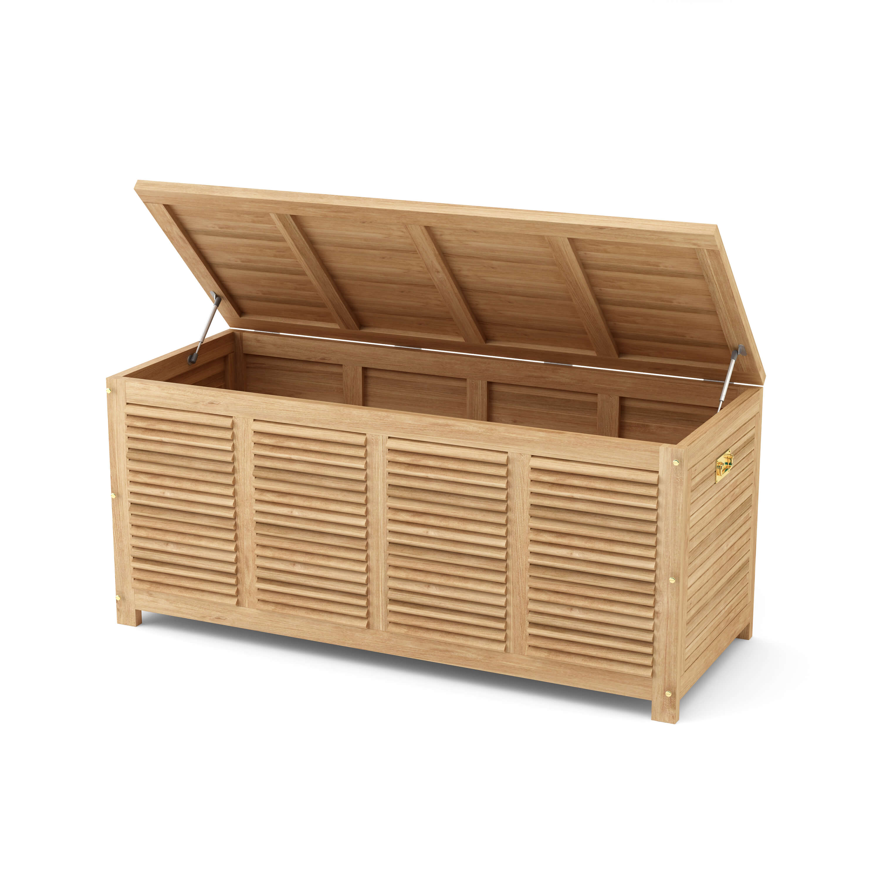 Anderson Teak Amberly Solid Teak Outdoor Storage Box