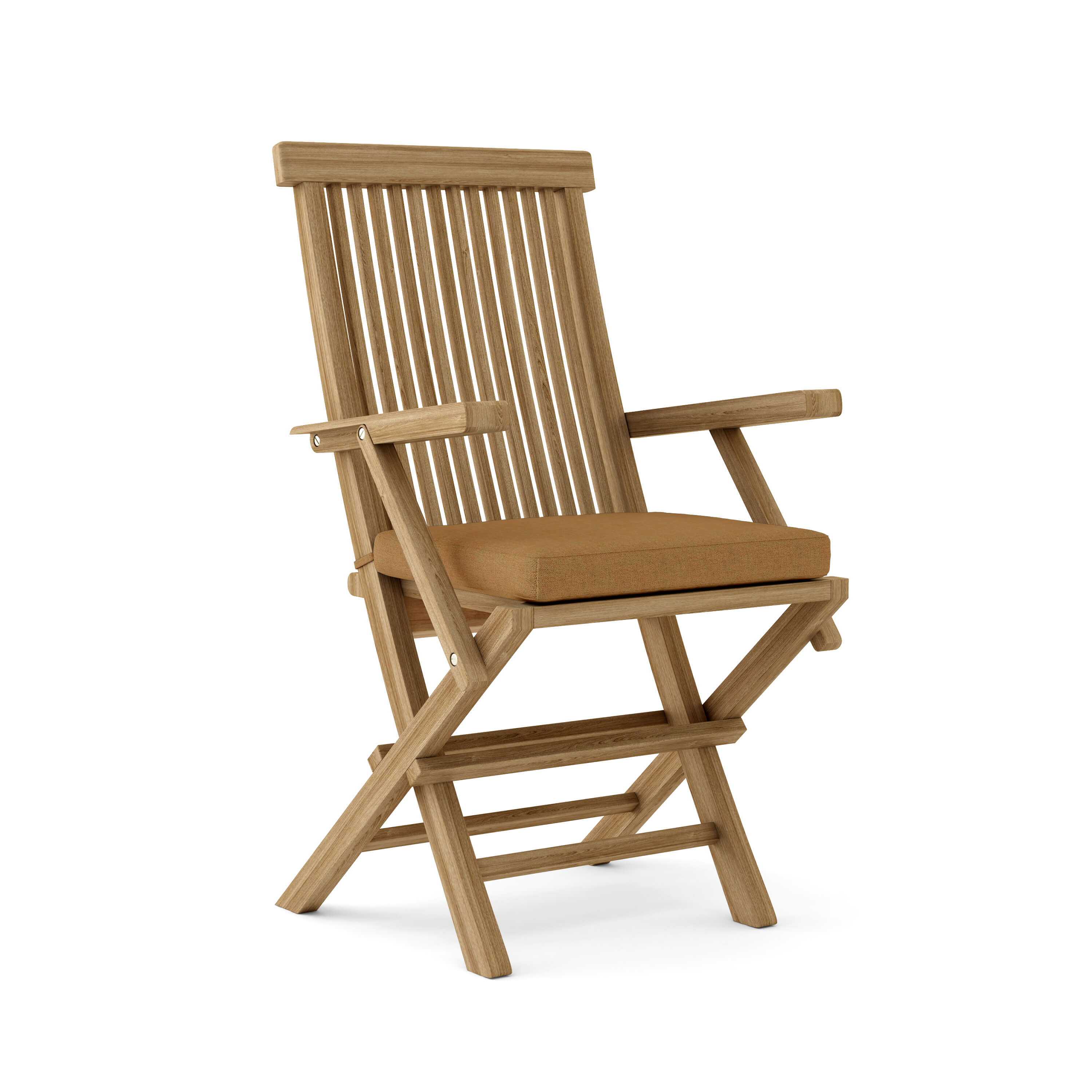 Anderson Teak Classic Folding Armchair (2-PC) – Solid Teak Outdoor Seating