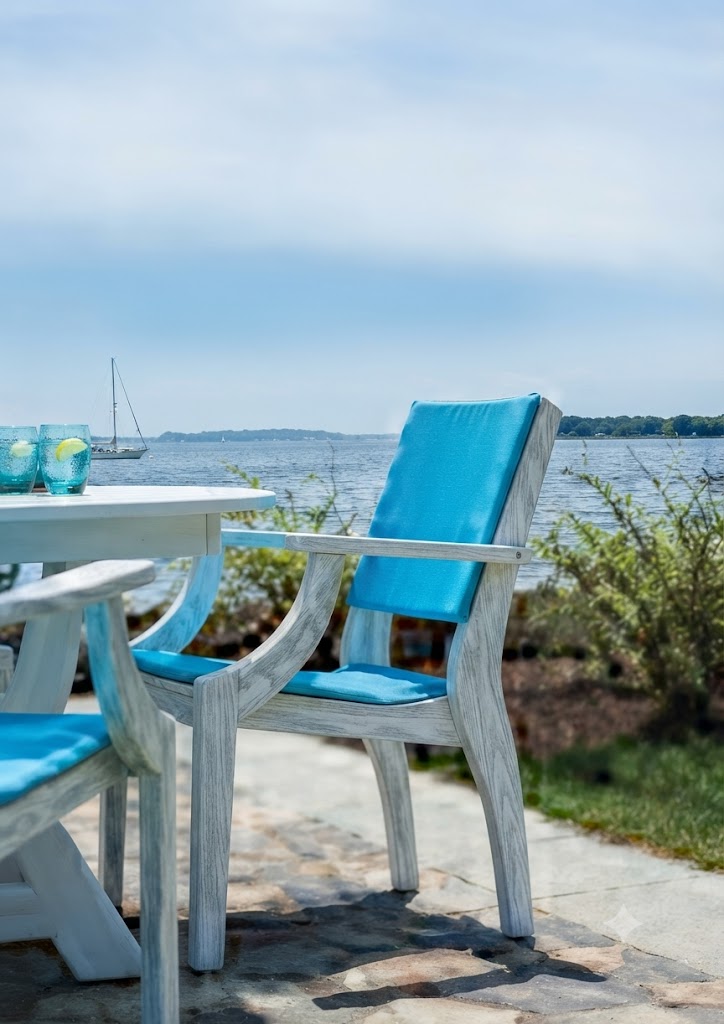 Seaside SYM 25″ Square - Outdoor Dining Arm Chair