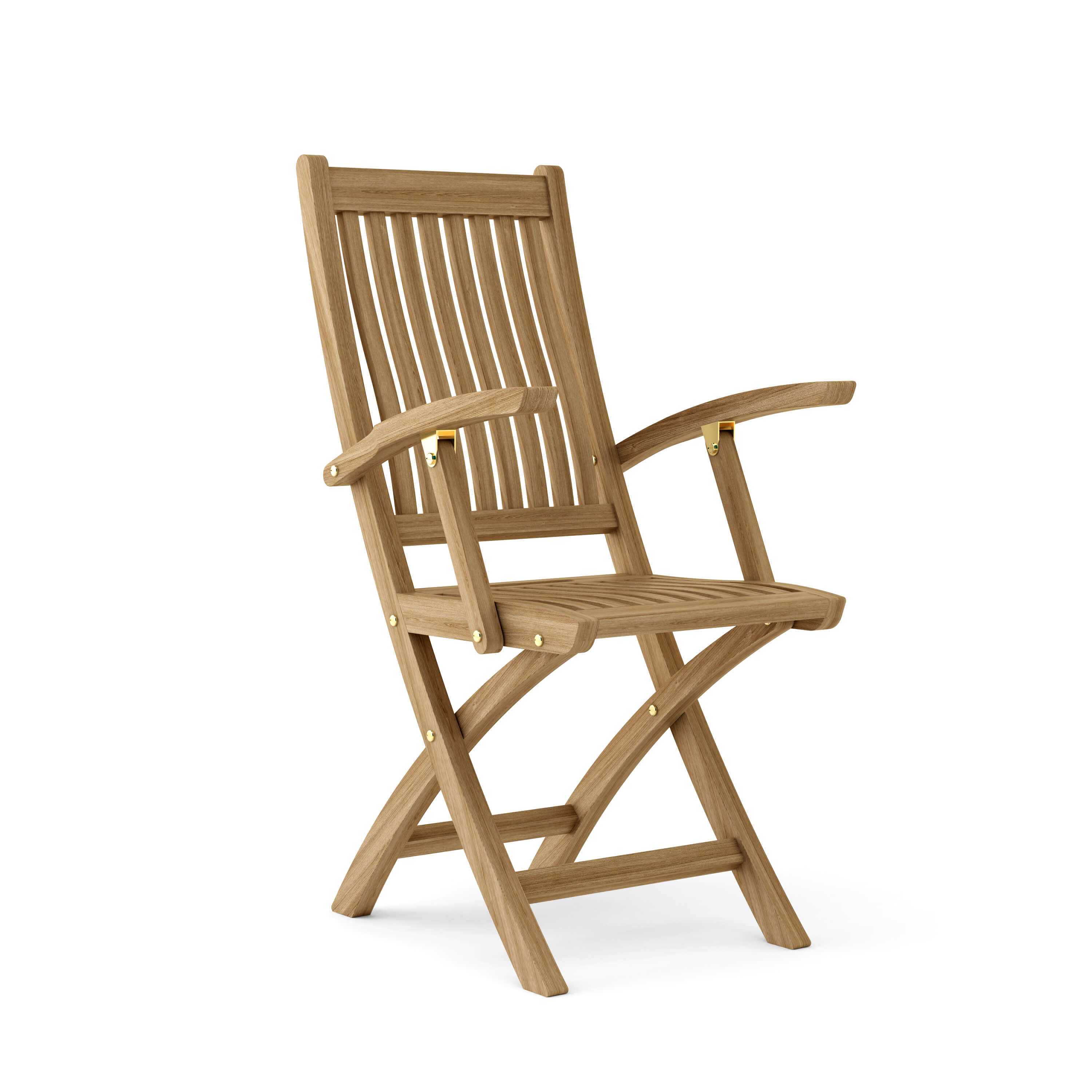 Anderson Teak Tropico Folding Armchair Set – Solid Teak Outdoor Seating