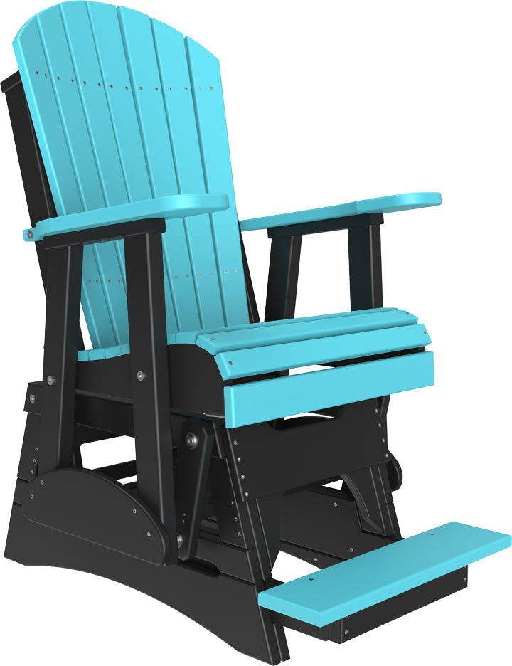 LuxCraft – 2′ Adirondack Balcony Glider – Elevated Outdoor Glider Chair