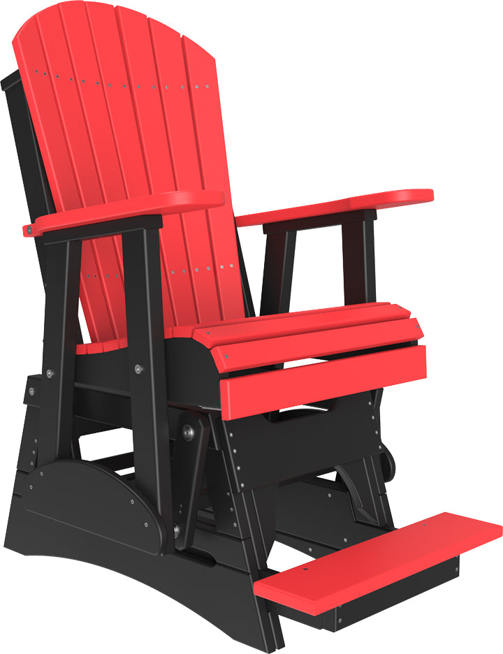 LuxCraft – 2′ Adirondack Balcony Glider – Elevated Outdoor Glider Chair