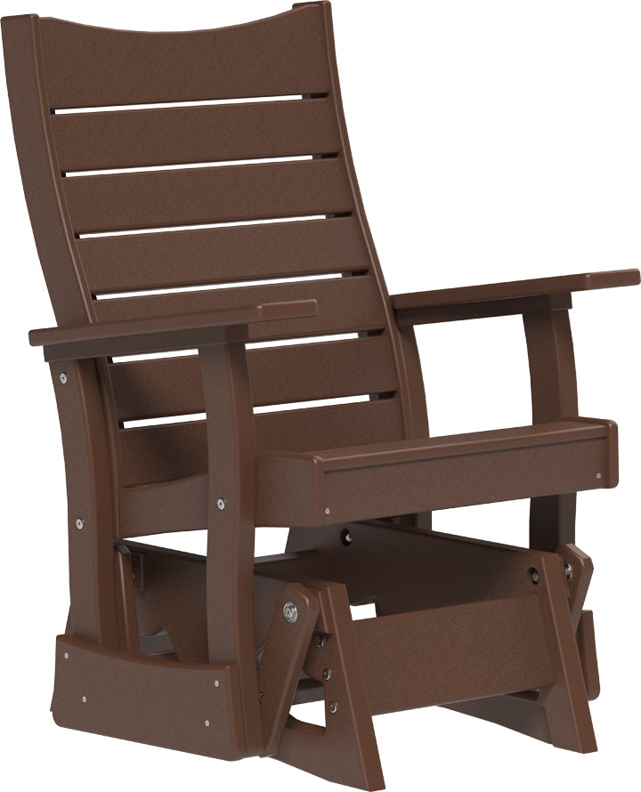 LuxCraft – 2′ Contour Glider Chair – Ergonomic Outdoor Patio Glider