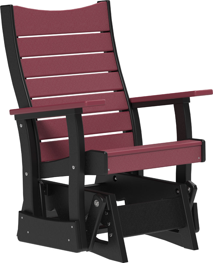 LuxCraft – 2′ Contour Glider Chair – Ergonomic Outdoor Patio Glider