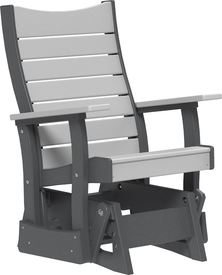 LuxCraft – 2′ Contour Glider Chair – Ergonomic Outdoor Patio Glider