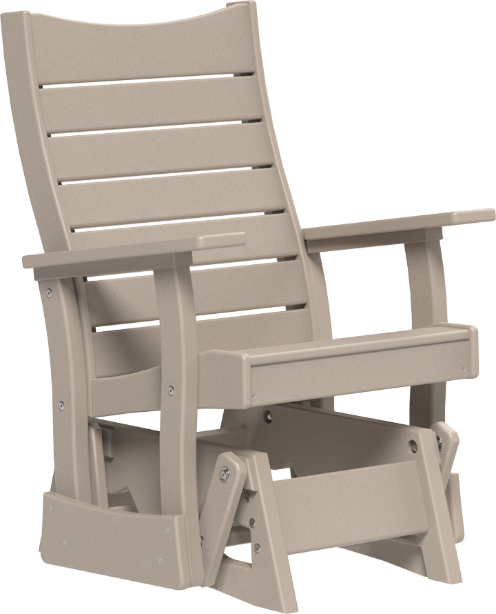LuxCraft – 2′ Contour Glider Chair – Ergonomic Outdoor Patio Glider