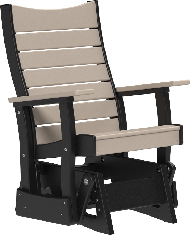 LuxCraft – 2′ Contour Glider Chair – Ergonomic Outdoor Patio Glider