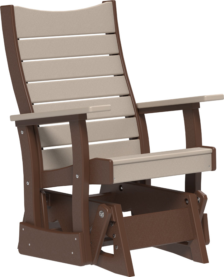 LuxCraft – 2′ Contour Glider Chair – Ergonomic Outdoor Patio Glider